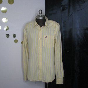 Mens Hollister yellow shirt